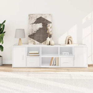 Mobile Angolare Bianco 160x40x45 cm in Truciolato 3307819