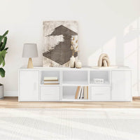 Mobile Angolare Bianco 160x40x45 cm in Truciolato