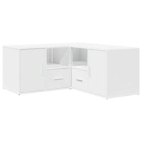 Mobile Angolare Bianco 160x40x45 cm in Truciolato 3307819
