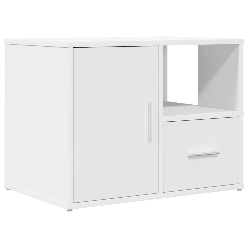 Mobile Angolare Bianco 160x40x45 cm in Truciolato 3307819