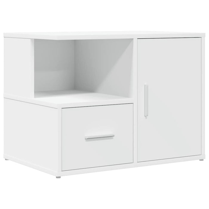 Mobile Angolare Bianco 160x40x45 cm in Truciolato 3307819