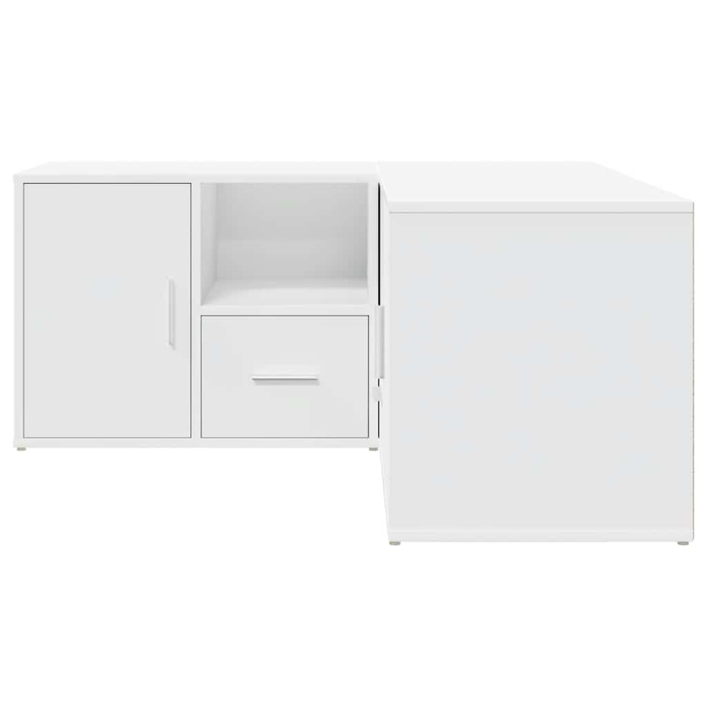 Mobile Angolare Bianco 160x40x45 cm in Truciolato 3307819