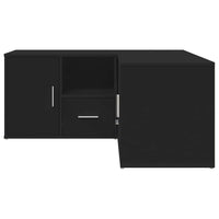 Mobile Angolare Nero 160x40x45 cm in Truciolato 3307820