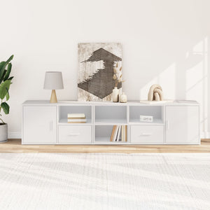 Mobile Angolare Bianco 200x40x45 cm in Truciolato 3307828