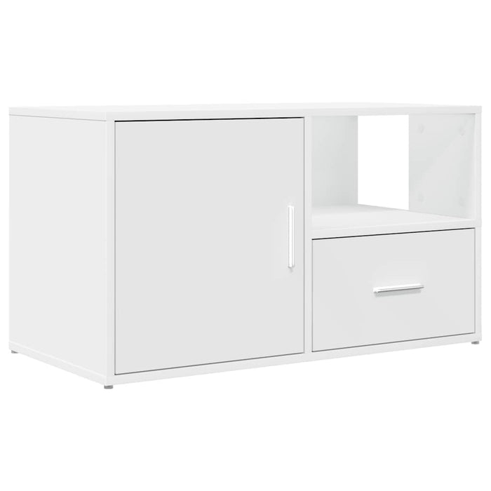 vidaXL Mobile Angolare Bianco 200x40x45 cm in Truciolato