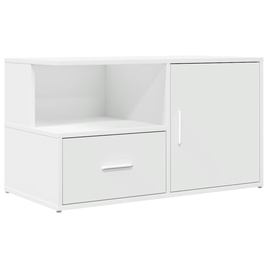 Mobile Angolare Bianco 200x40x45 cm in Truciolato 3307828