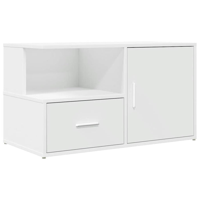 Mobile Angolare Bianco 200x40x45 cm in Truciolato 3307828