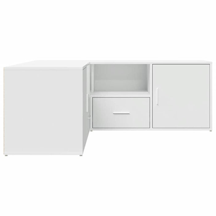 Mobile Angolare Bianco 200x40x45 cm in Truciolato 3307828