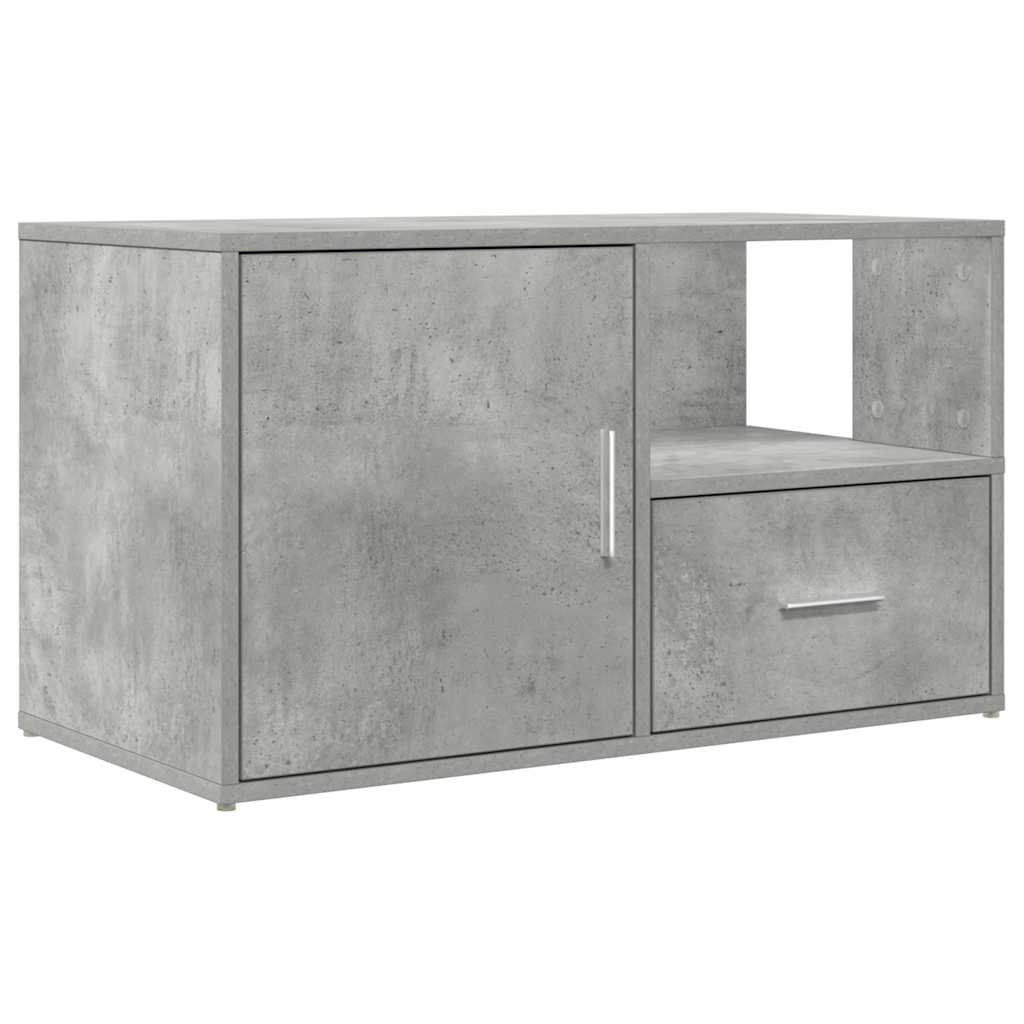 Mobile Angolare Grigio Cemento 200x40x45 cm in Truciolato 3307831