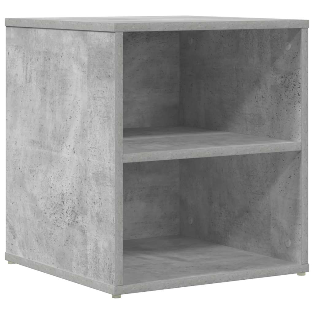 Mobile Angolare Grigio Cemento 200x40x45 cm in Truciolato 3307831