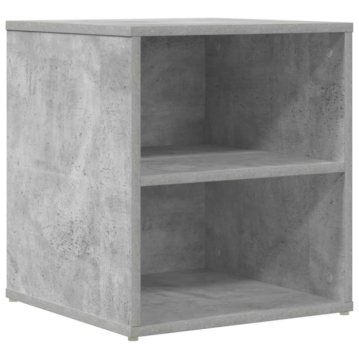 Mobile Angolare Grigio Cemento 200x40x45 cm in Truciolato 3307831
