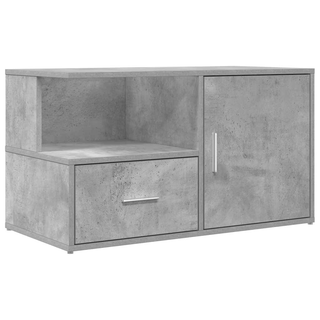 Mobile Angolare Grigio Cemento 200x40x45 cm in Truciolato 3307831