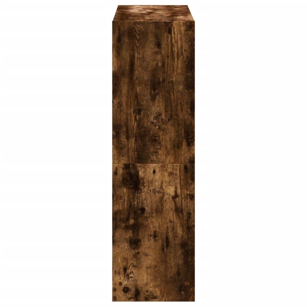 Libreria Rovere Fumo 102x32x108 cm in Legno Multistrato 3307841