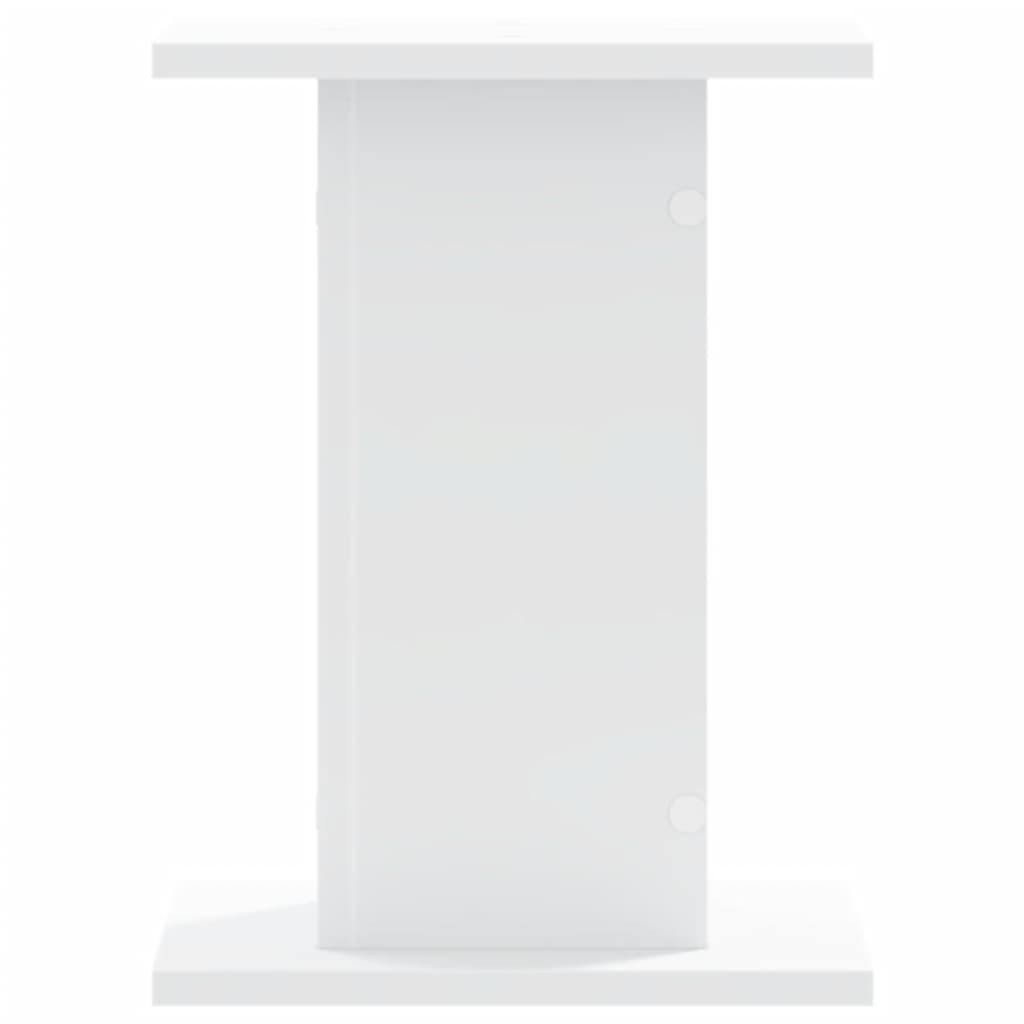 Supporti per Piante 2 pz Bianchi 30x30x40cm Legno Multistrato