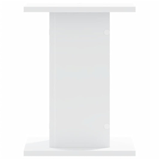 Portavasi per fiori set da 2 30 x 30 x 40 cm in legno ingegnerizzato bianco 02_0045273