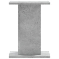 vidaXL Supporti per Piante 2 pz Grigio Cemento 30x30x50 cm Truciolato