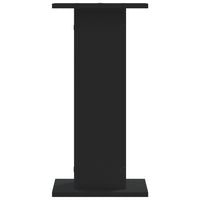 vidaXL Supporti per Piante 2 pz Neri 30x30x60 cm Legno Multistrato