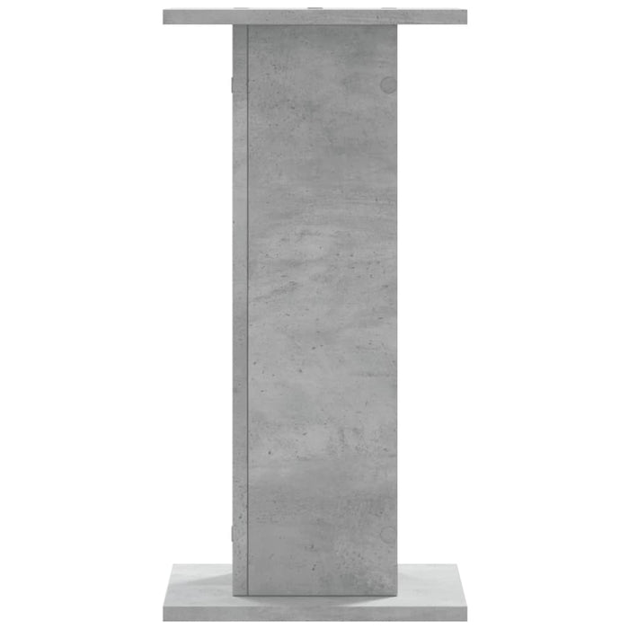Supporti per Piante 2 pz Grigio Cemento 30x30x60 cm Truciolato