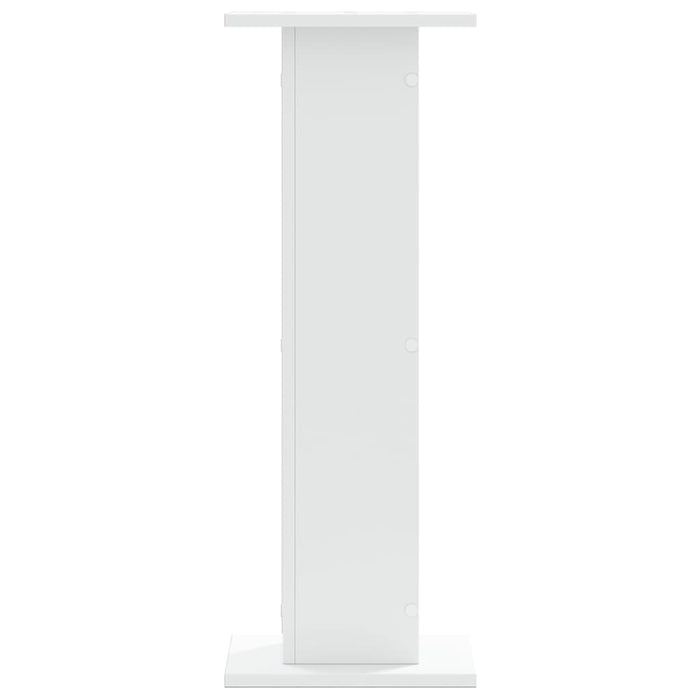 Supporti per Piante 2 pz Bianchi 30x30x80 cm Legno Multistrato 3307864