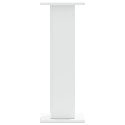 Portavasi per fiori set da 2 30 x 30 x 80 cm in legno ingegnerizzato bianco 02_0045281