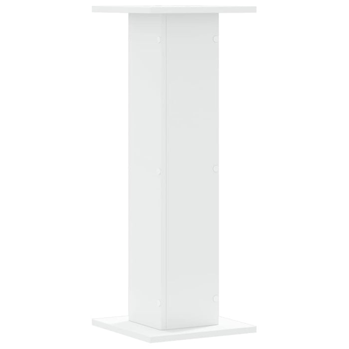 Supporti per Piante 2 pz Bianchi 30x30x80 cm Legno Multistrato 3307864