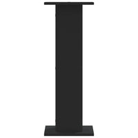 Supporti per Piante 2 pz Neri 30x30x80 cm Legno Multistrato 3307865