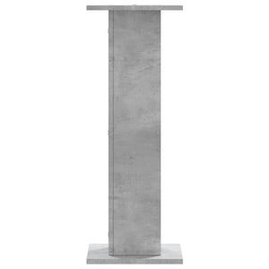 Supporti per Piante 2 pz Grigio Cemento 30x30x80 cm Truciolato