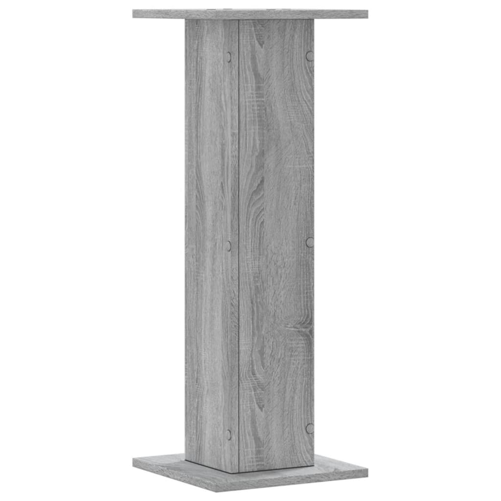 Supporti per Piante 2 pz Grigio Sonoma 30x30x80cm in Truciolato 3307869