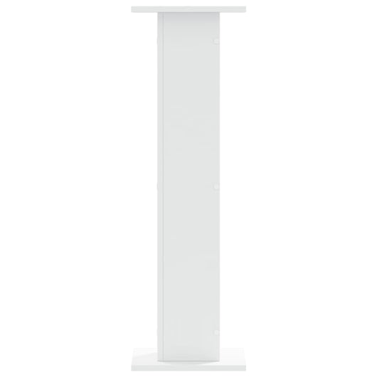Portavasi per fiori set da 2 30 x 30 x 95 cm in legno ingegnerizzato bianco 02_0045283