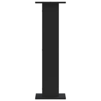 Supporti per Piante 2 pz Neri 30x30x95 cm Legno Multistrato 3307874