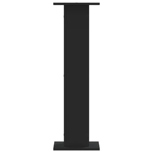 vidaXL Supporti per Piante 2 pz Neri 30x30x95 cm Legno Multistrato