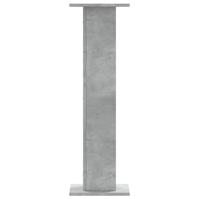 Supporti per Piante 2 pz Grigio Cemento 30x30x95 cm Truciolato 3307876