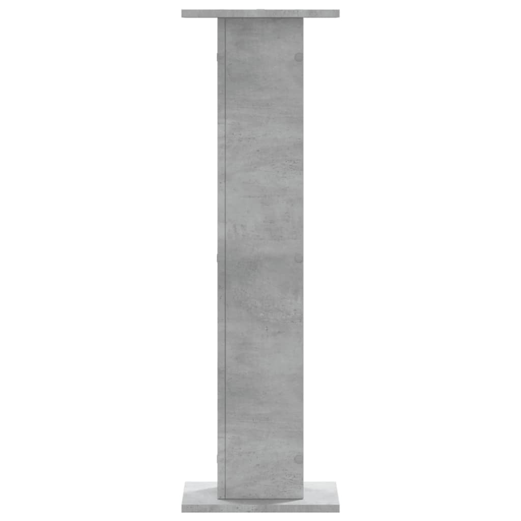 vidaXL Supporti per Piante 2 pz Grigio Cemento 30x30x95 cm Truciolato