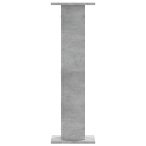 vidaXL Supporti per Piante 2 pz Grigio Cemento 30x30x95 cm Truciolato