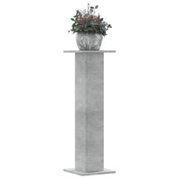 vidaXL Supporti per Piante 2 pz Grigio Cemento 30x30x95 cm Truciolato
