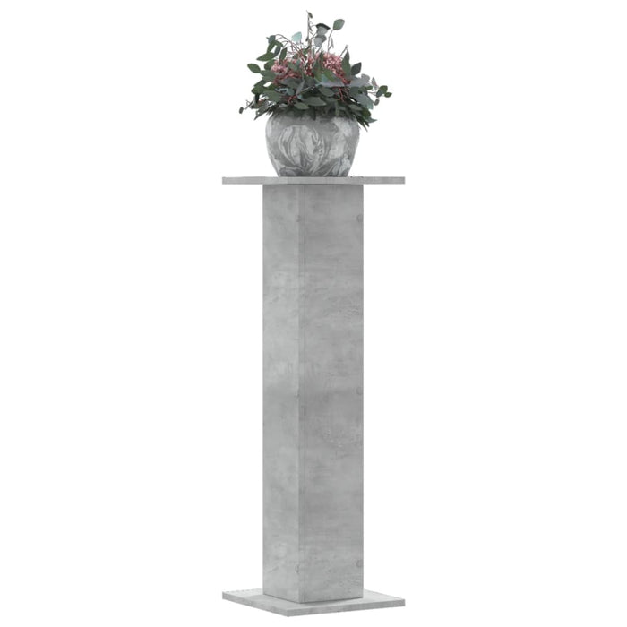 vidaXL Supporti per Piante 2 pz Grigio Cemento 30x30x95 cm Truciolato