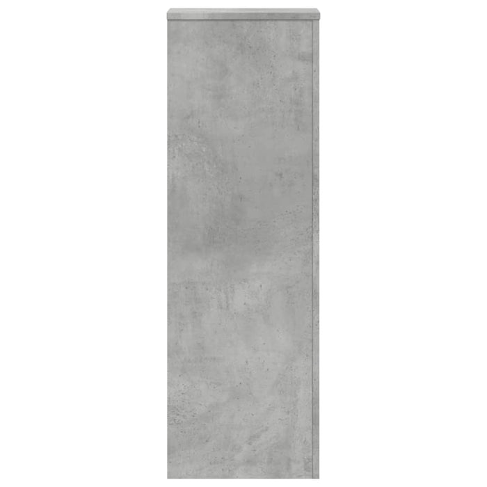 Supporti per Piante 2 pz Grigio Cemento 33x33x100cm Multistrato