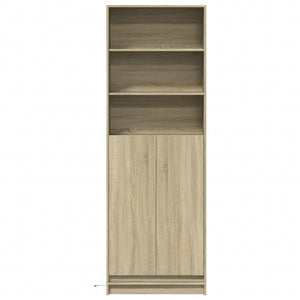 vidaXL Credenza con LED Rovere Sonoma 69x32,5x200 cm in Truciolato