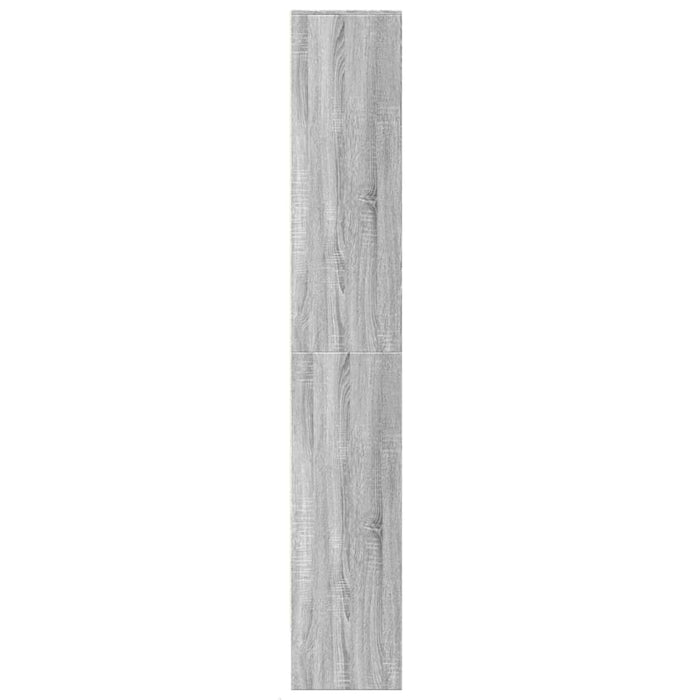 vidaXL Credenza con LED Grigio Sonoma 69x32,5x200 cm in Truciolato