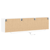 Mobile TV a Parete con LED-Mobile TV a Muro Bianco 180x31x45 cm 353443