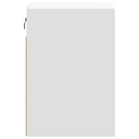 Comodini a Parete con Luci LED 2 pz Bianchi 3307962