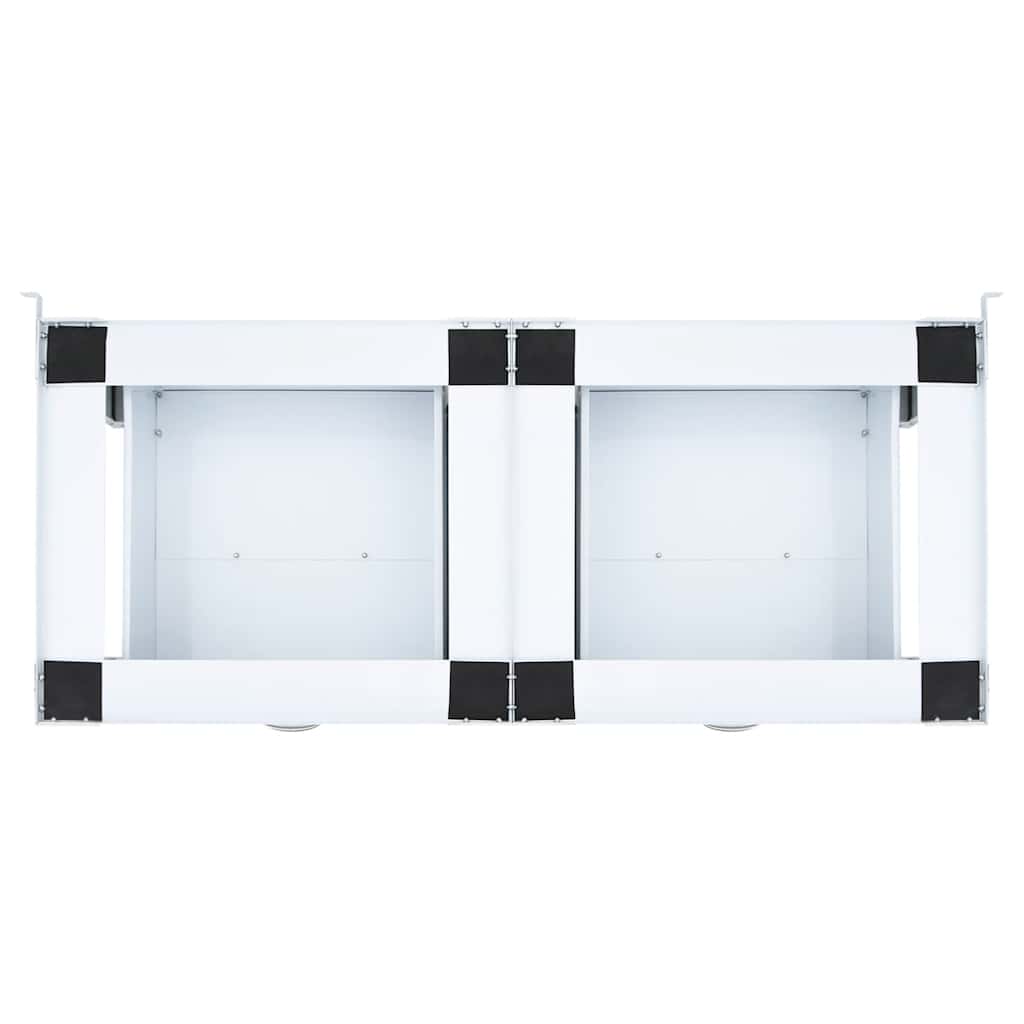 Mobiletto porta lavatrice doppio con cassetti bianco 4009869