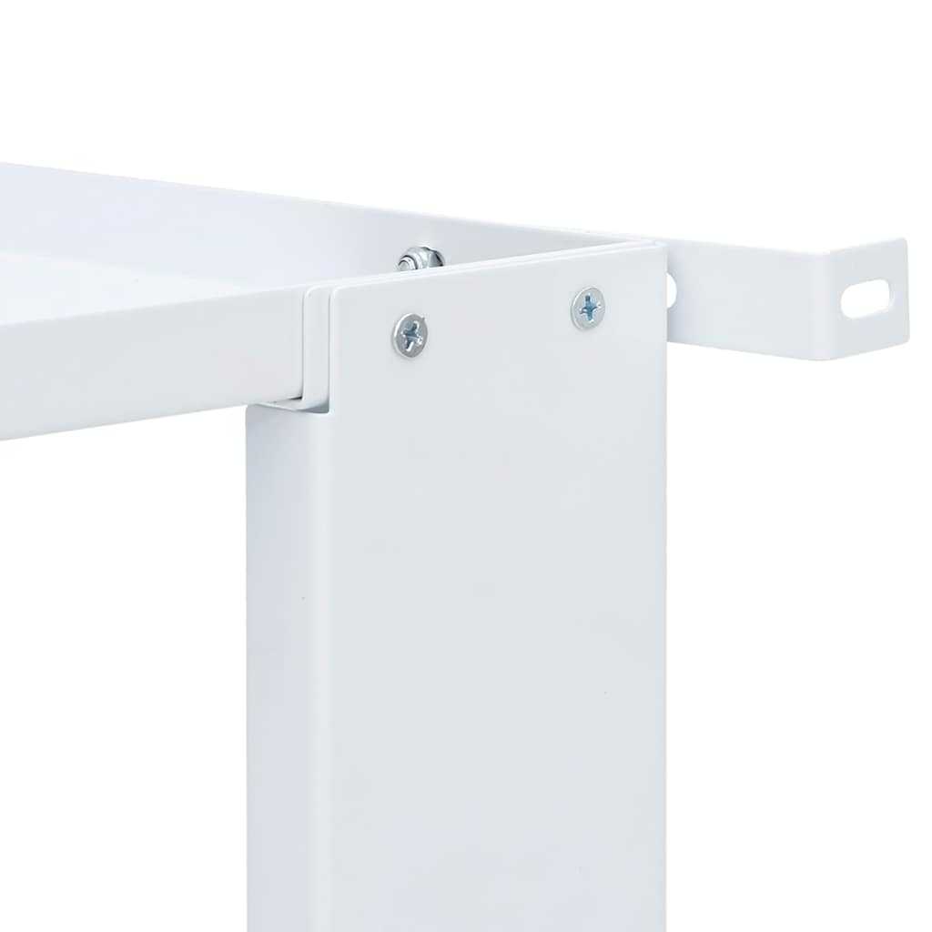 Mobiletto porta lavatrice doppio con cassetti bianco 4009869