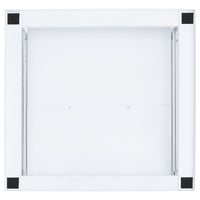 Supporto Lavatrice e Asciugatrice con Mensola Estraibile Bianco 4009873