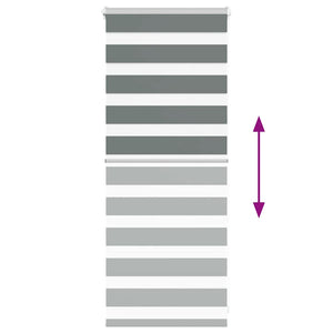 Tenda a Rullo Zebra Larghezza Tessuto 55,9 cm Poliestere 4014097