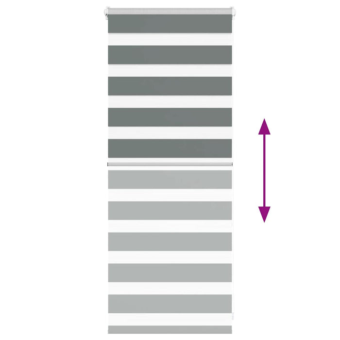 Tenda a Rullo Zebra Larghezza Tessuto 55,9 cm Poliestere 4014097