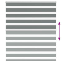 Tenda a Rullo Zebra Larghezza Tessuto 115,9 cm Poliestere 4014109