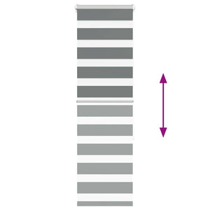 Tenda a Rullo Zebra Larghezza Tessuto 35,9 cm Poliestere 4014119