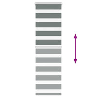 Tenda a Rullo Zebra Larghezza Tessuto 45,9 cm Poliestere 4014121