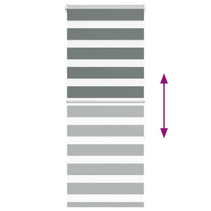 Tenda a Rullo Zebra Larghezza Tessuto 60,9 cm Poliestere 4014124